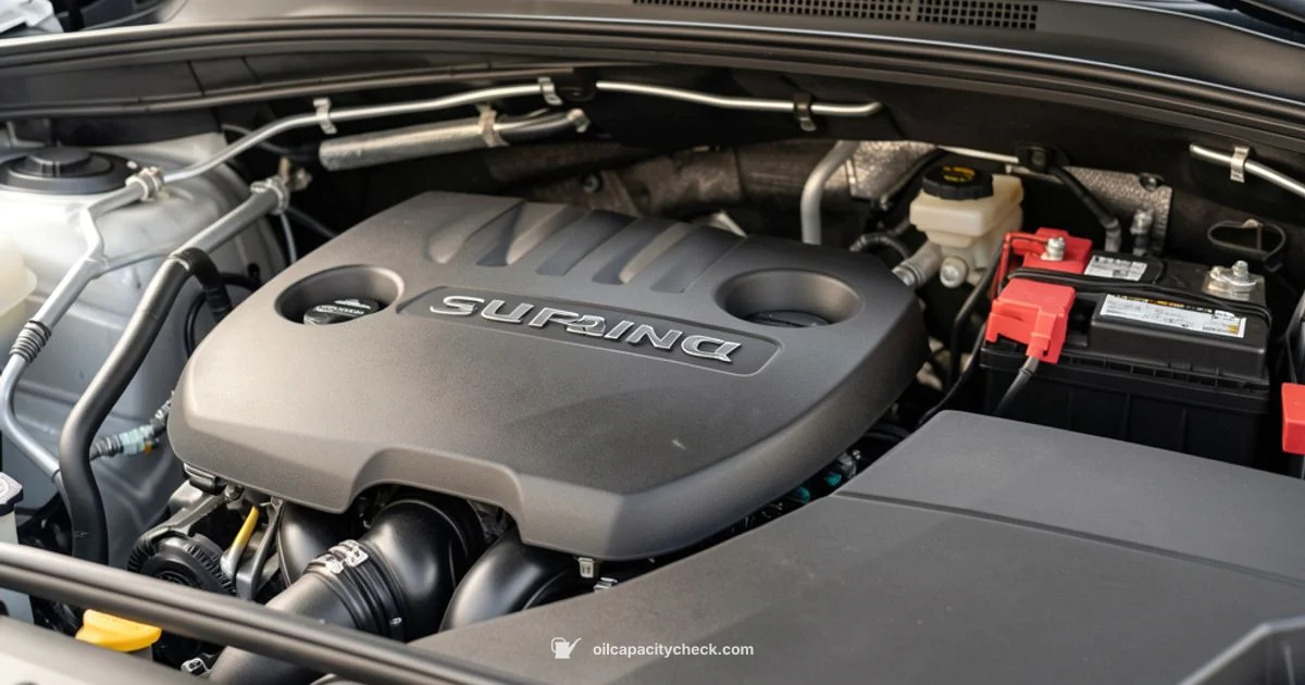 Sorento 2.5 Oil Cap - Oil Capacity Check