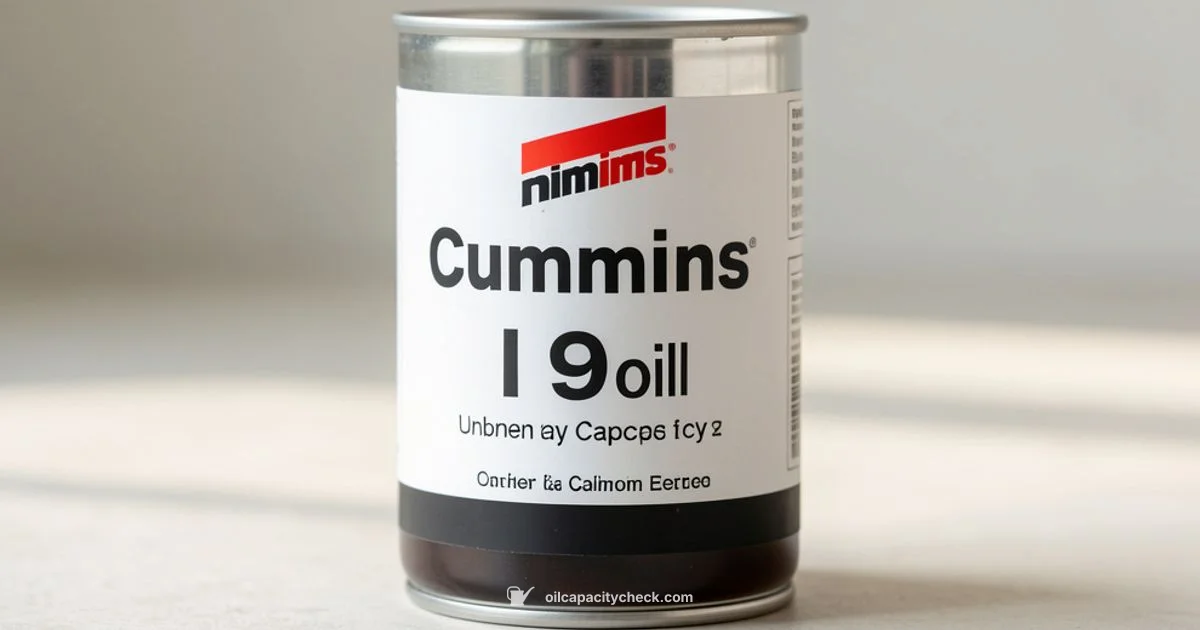 Cummins L9 Oil Capacity - Oil Capacity Check