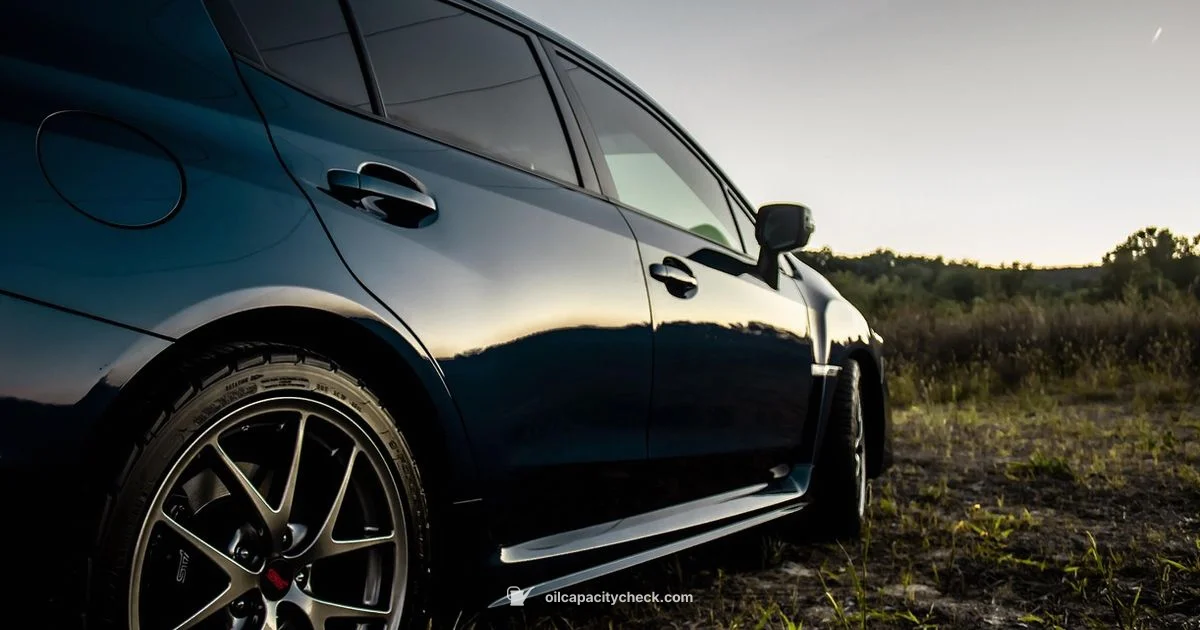 WRX Oil Capacity - Oil Capacity Check