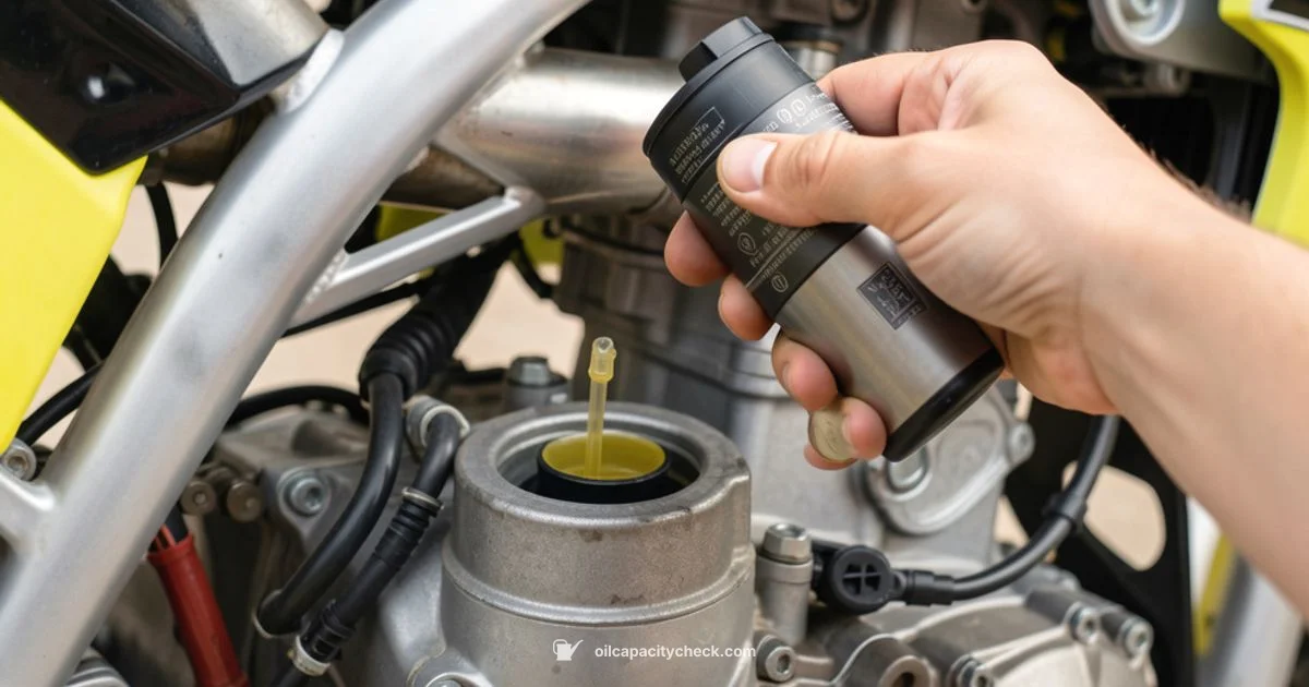 YZ450F Oil Basics - Oil Capacity Check