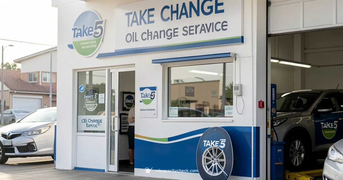 Take 5 Oil Change - Oil Capacity Check