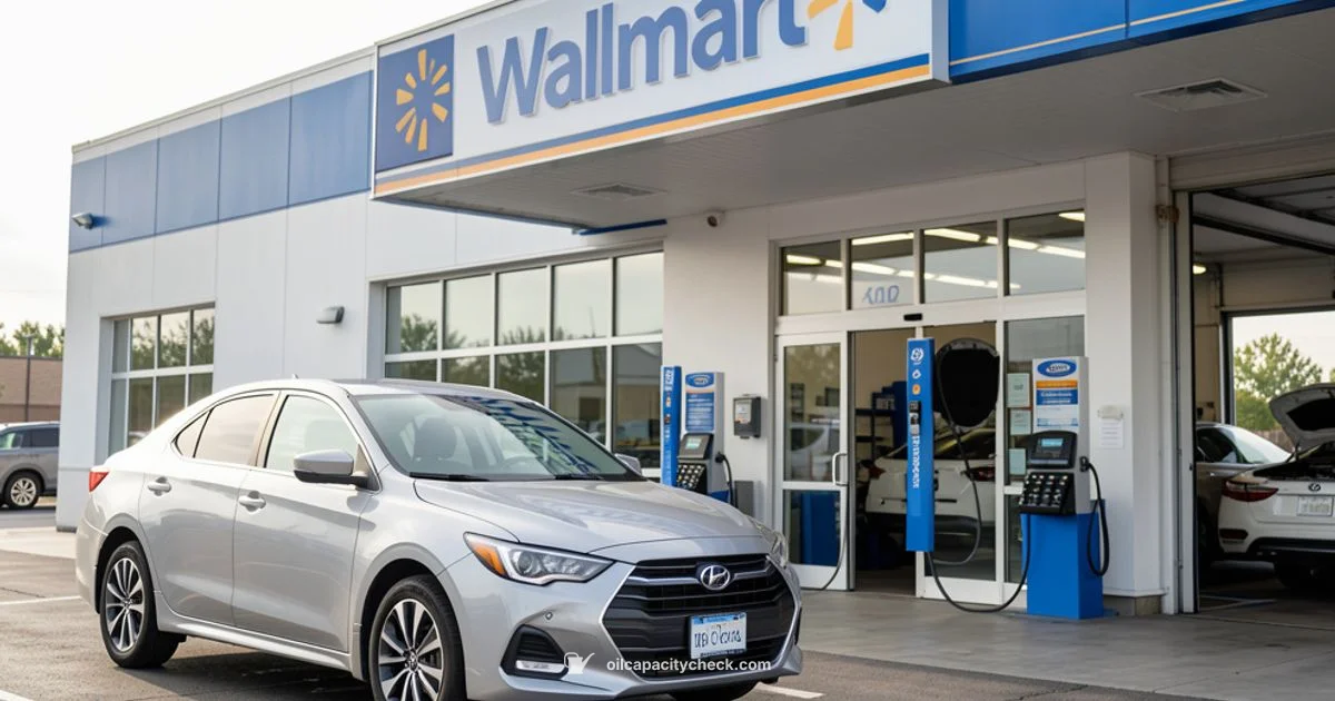 Walmart Oil Change - Oil Capacity Check