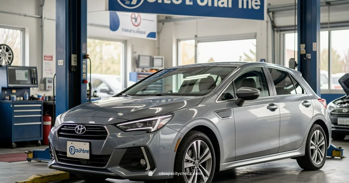 Oil Change Nearby - Oil Capacity Check