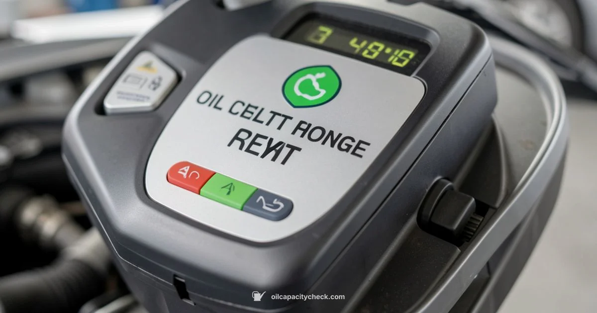 Oil Change Light Reset - Oil Capacity Check