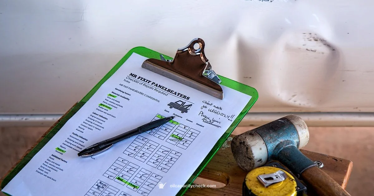 Oil Change Guide - Oil Capacity Check