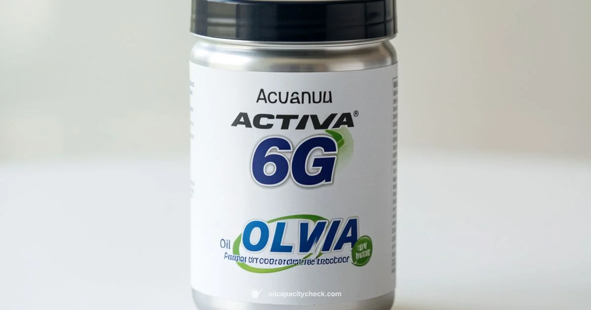 Activa 6G Oil Capacity - Oil Capacity Check