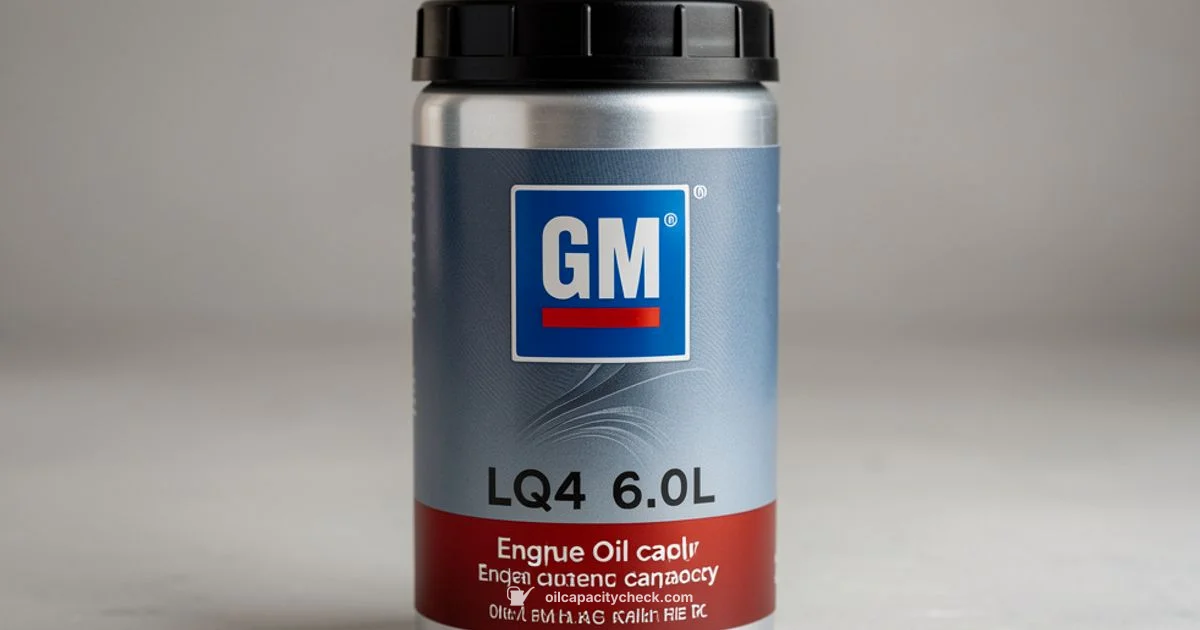 LQ4 Capacity - Oil Capacity Check