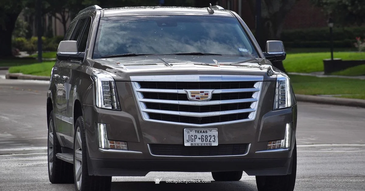 Escalade Oil Capacity - Oil Capacity Check