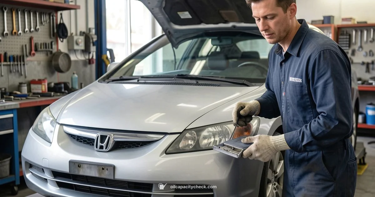 2007 Civic Oil Capacity - Oil Capacity Check