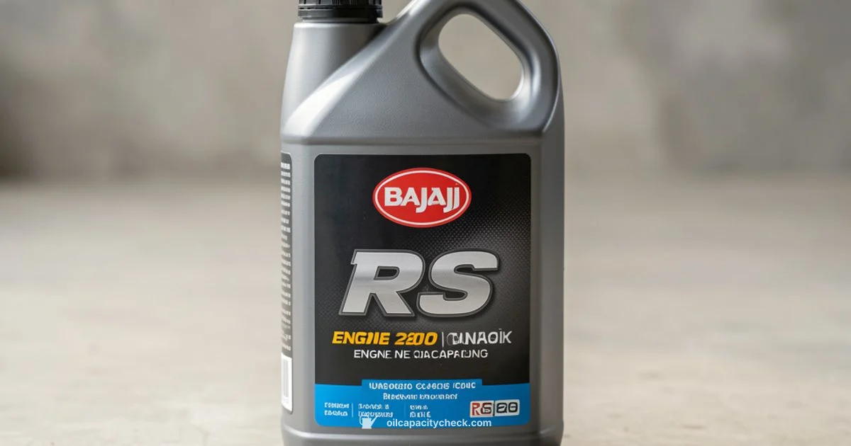 RS 200 Oil Capacity - Oil Capacity Check