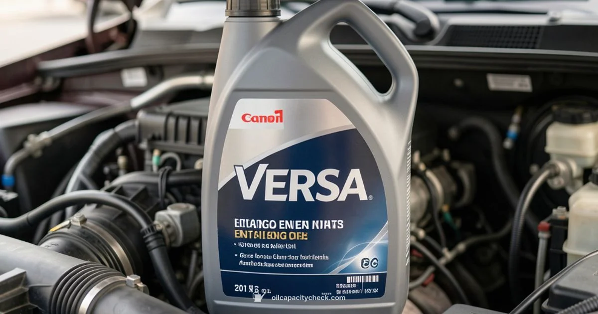 Versa Oil Capacity - Oil Capacity Check