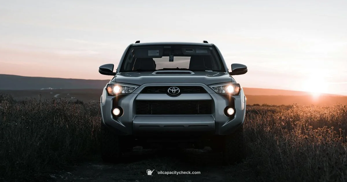 Oil Capacity 99 4Runner - Oil Capacity Check