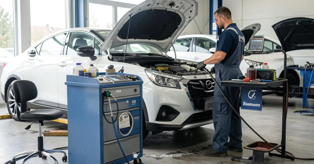 Oil Change Prep - Oil Capacity Check