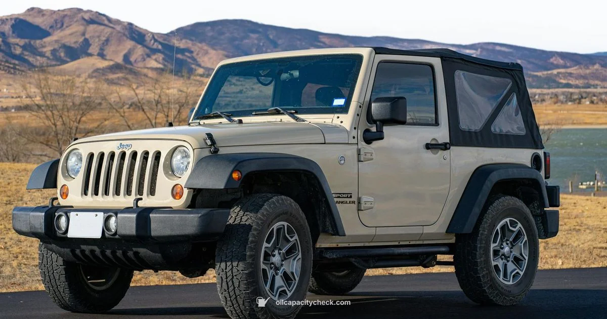 Wrangler Oil Capacity - Oil Capacity Check