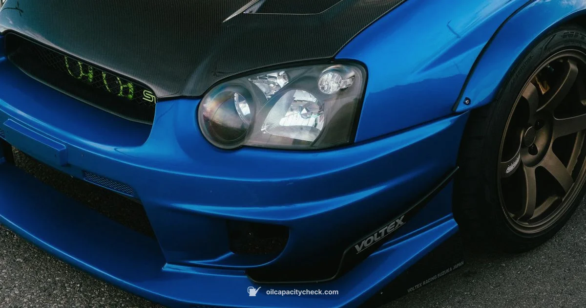 EJ205 Oil Capacity - Oil Capacity Check