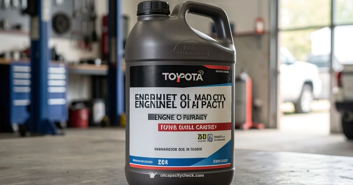 Tacoma Oil Capacity - Oil Capacity Check