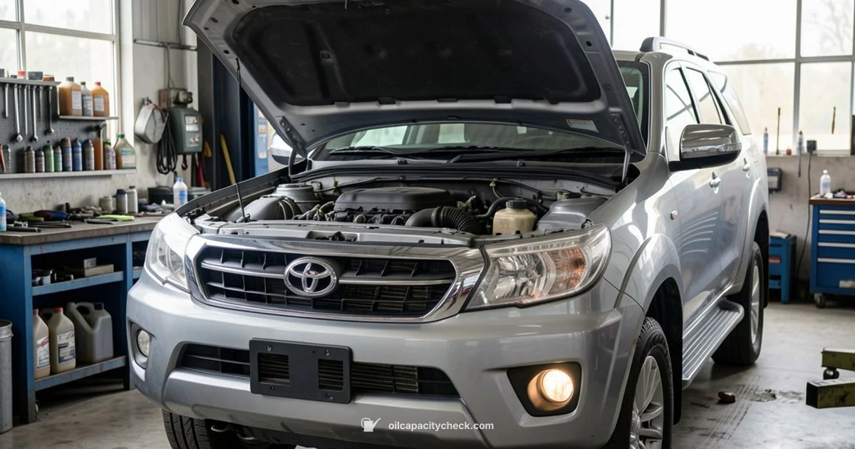 Fortuner Oil Capacity - Oil Capacity Check