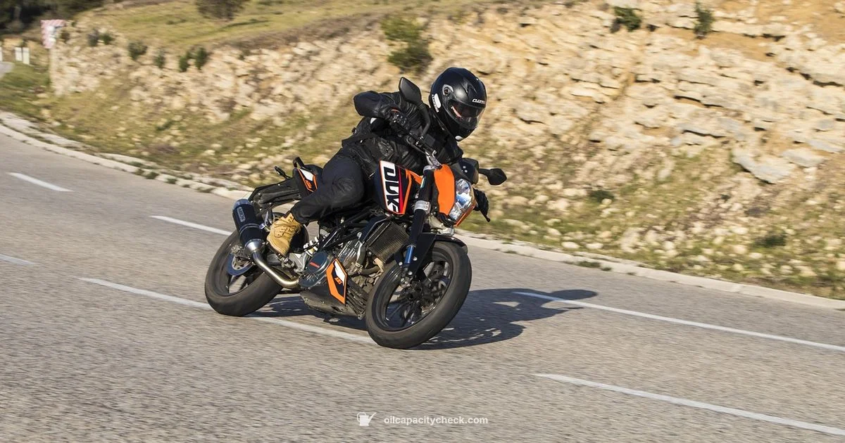 RC 390 Oil Guide - Oil Capacity Check