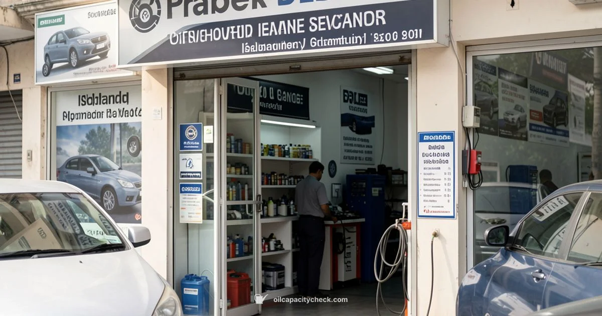 Best Oil Change Islamabad - Oil Capacity Check