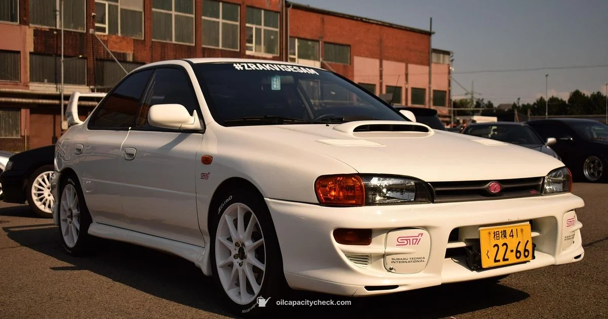 Impreza Oil Capacity - Oil Capacity Check