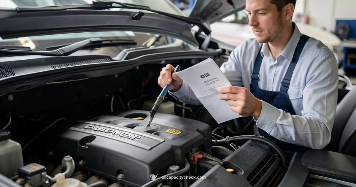 Oil Change Guide - Oil Capacity Check