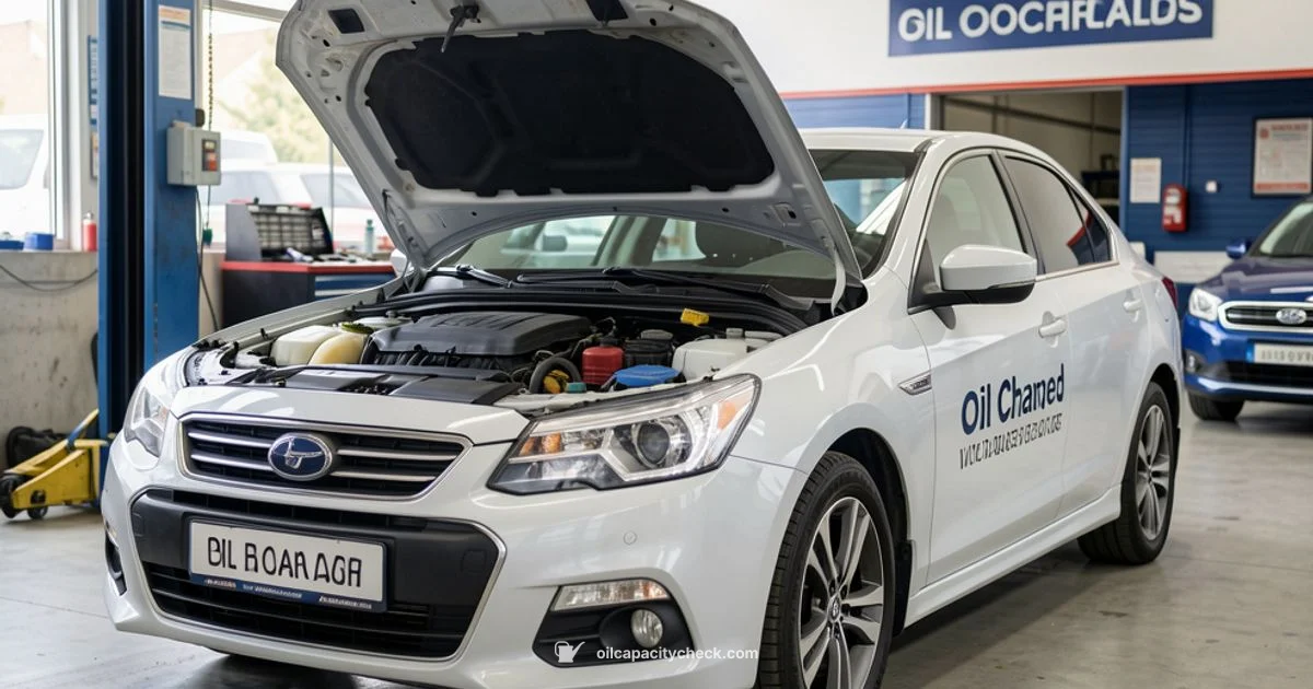Oil Change Cost - Oil Capacity Check