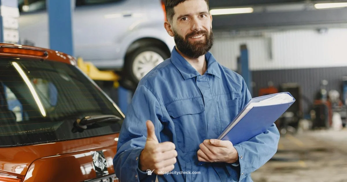 Oil Change Near Me - Oil Capacity Check
