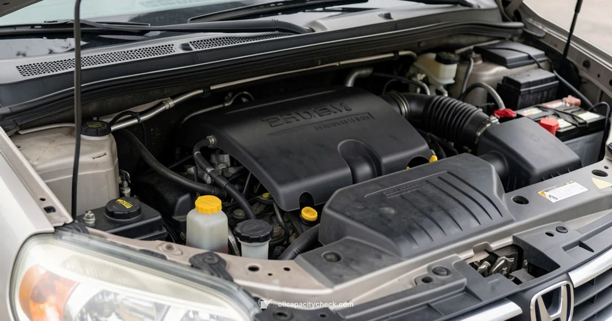 Engine Oil Capacity - Oil Capacity Check