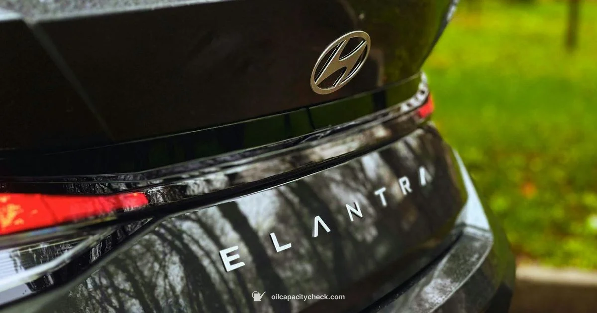 Elantra 2018 Oil - Oil Capacity Check
