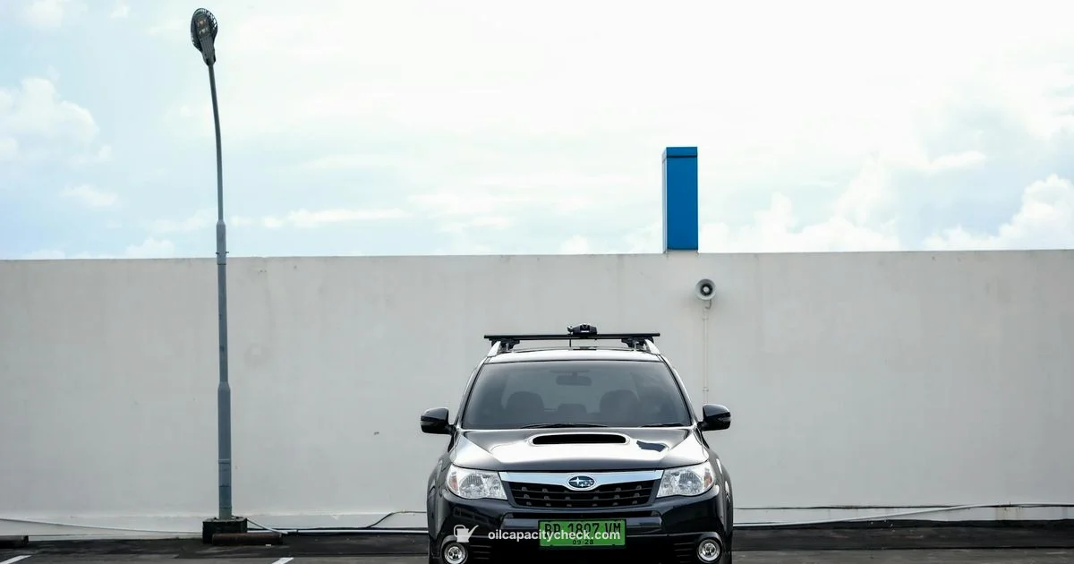 2015 Forester Oil Capacity - Oil Capacity Check