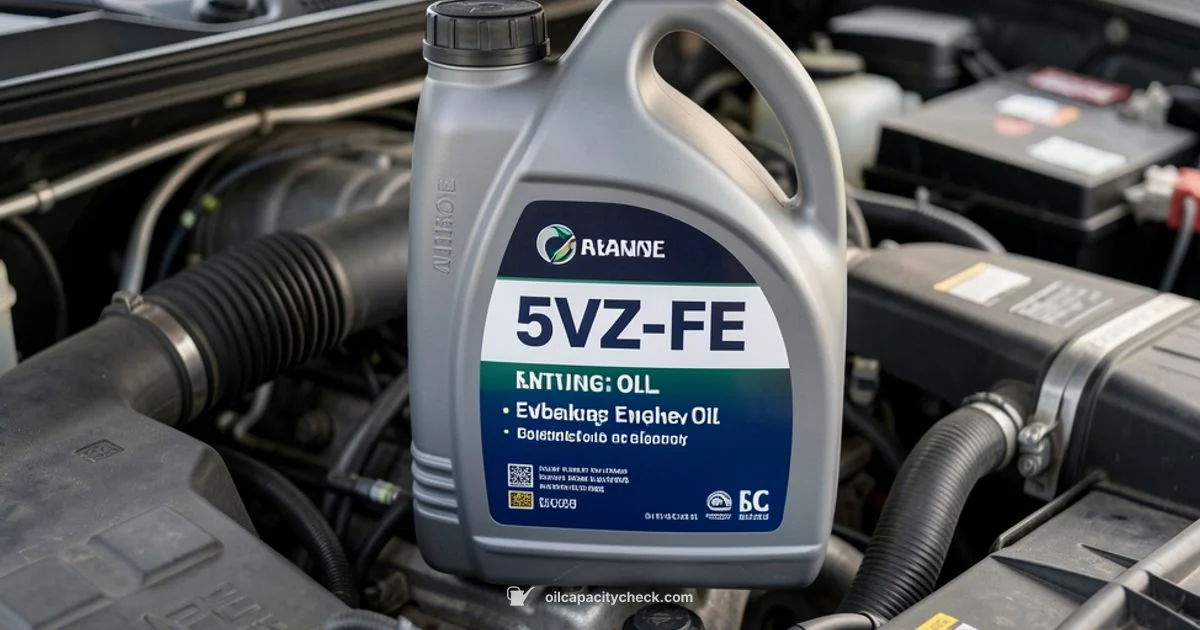 5VZ-FE Oil Guide - Oil Capacity Check