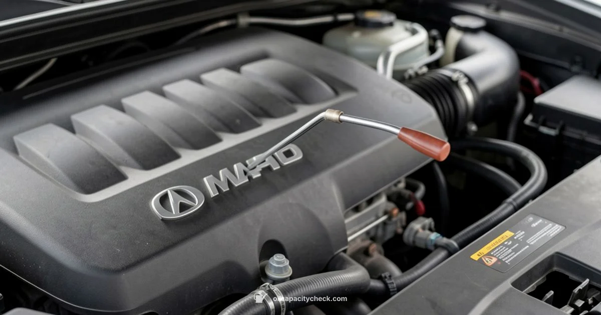 MDX Oil Capacity - Oil Capacity Check