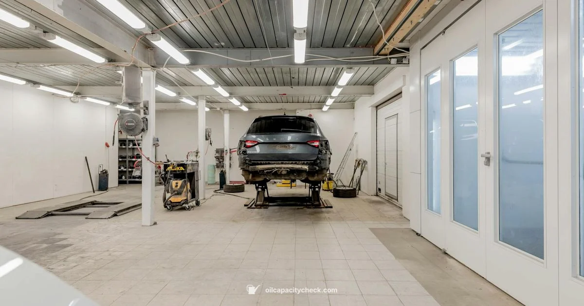 Oil Change in Action - Oil Capacity Check