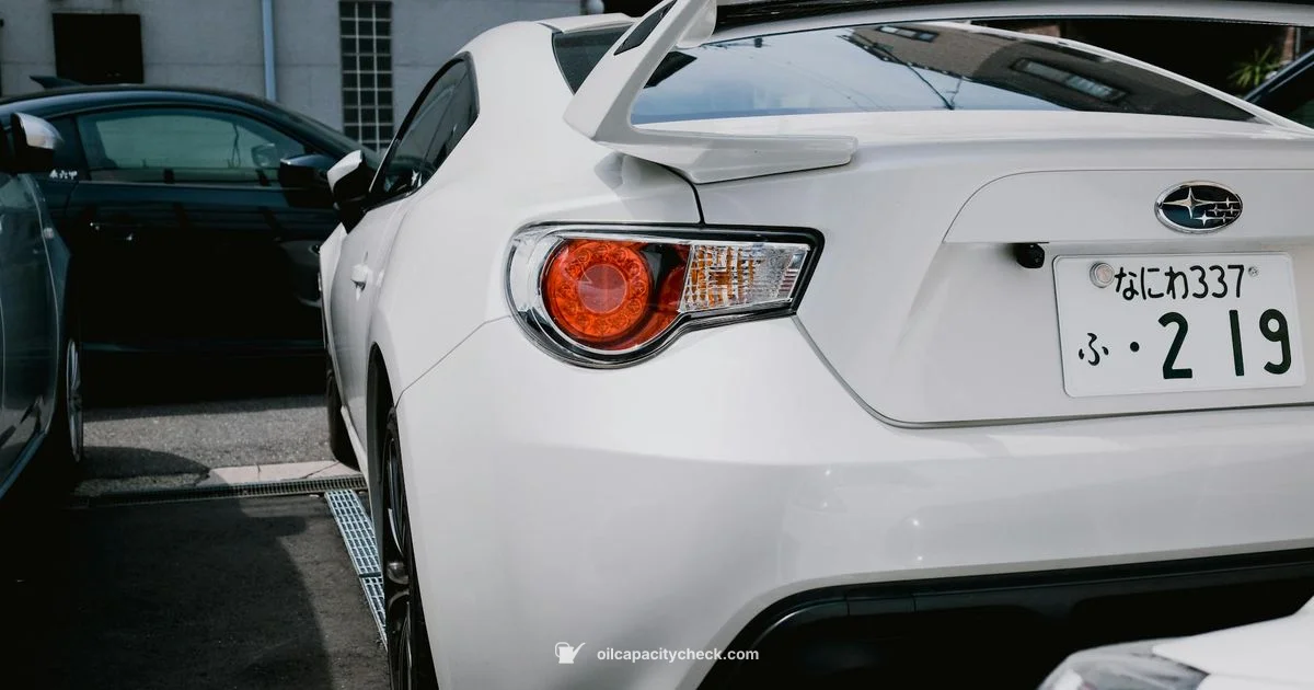 BRZ Oil Capacity - Oil Capacity Check