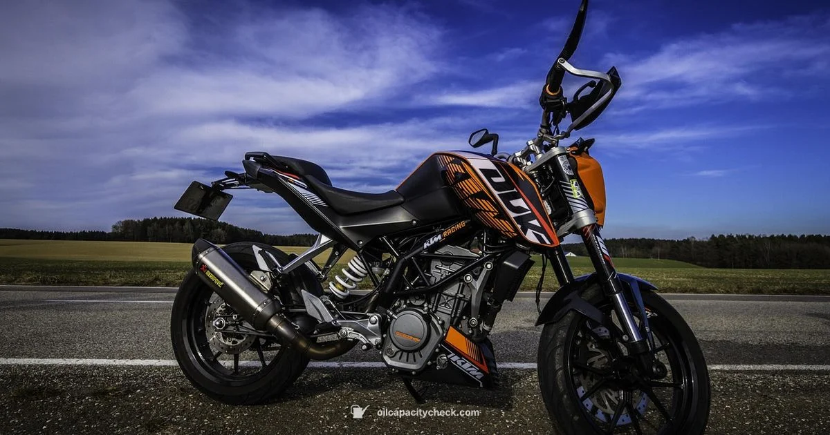 Duke 200 Oil Capacity - Oil Capacity Check