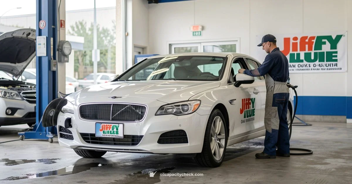 Oil Change at Jiffy Lube Oil Change at Jiffy Lube - Oil Capacity Check