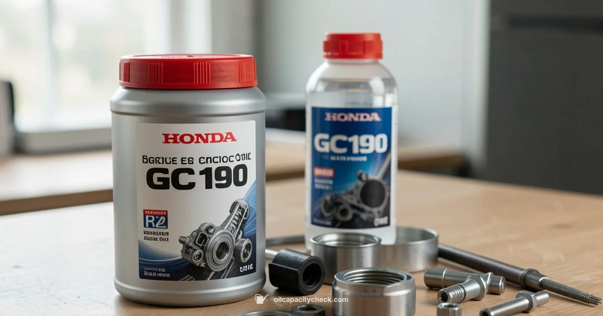 GC190 Oil Capacity - Oil Capacity Check