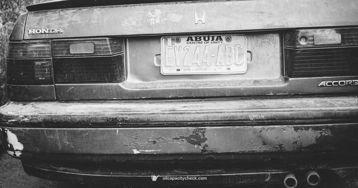 Oil Capacity Guide - Oil Capacity Check