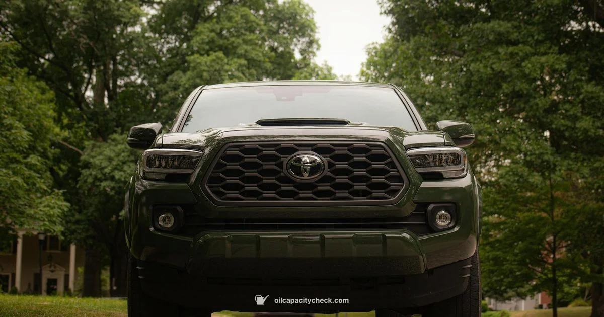 Tacoma Oil Guide - Oil Capacity Check