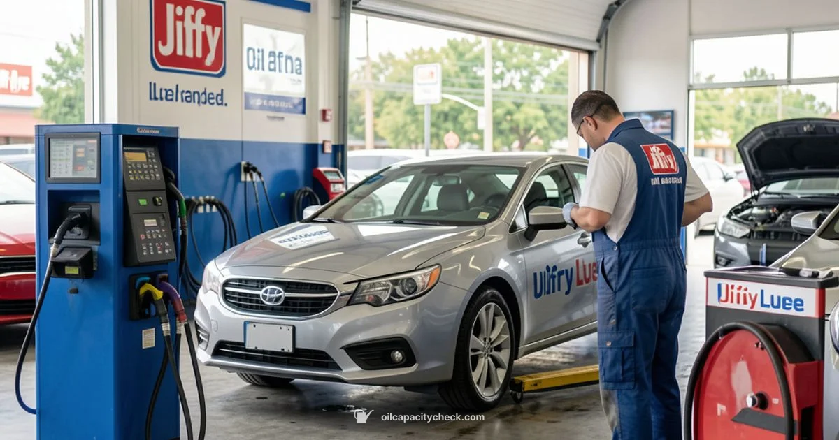 Jiffy Lube Oil Change - Oil Capacity Check