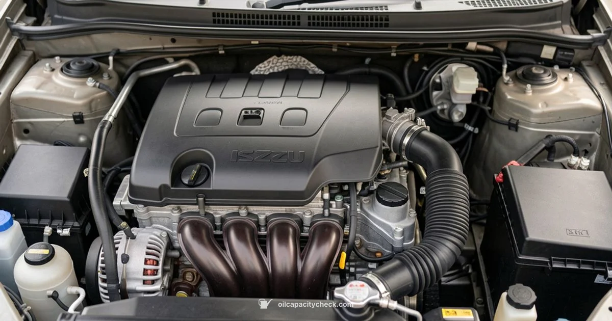 Isuzu 6HK1 Oil Capacity - Oil Capacity Check