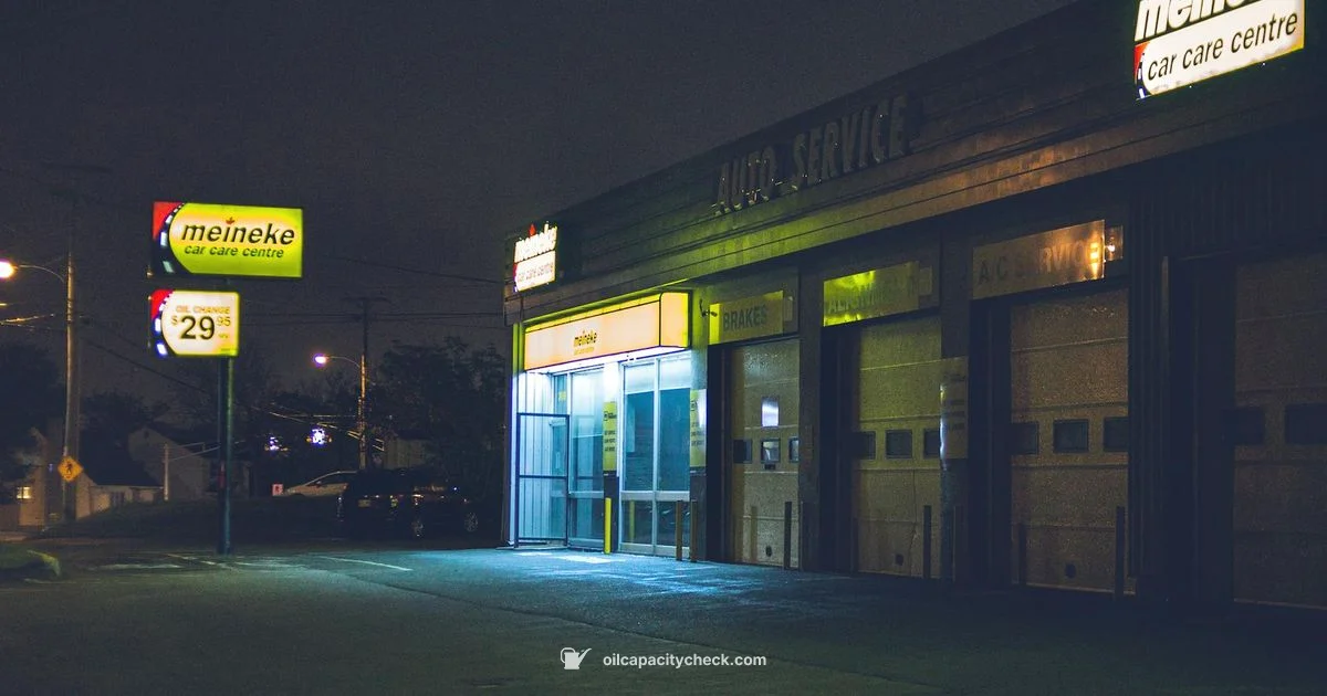 Discount Oil Change - Oil Capacity Check