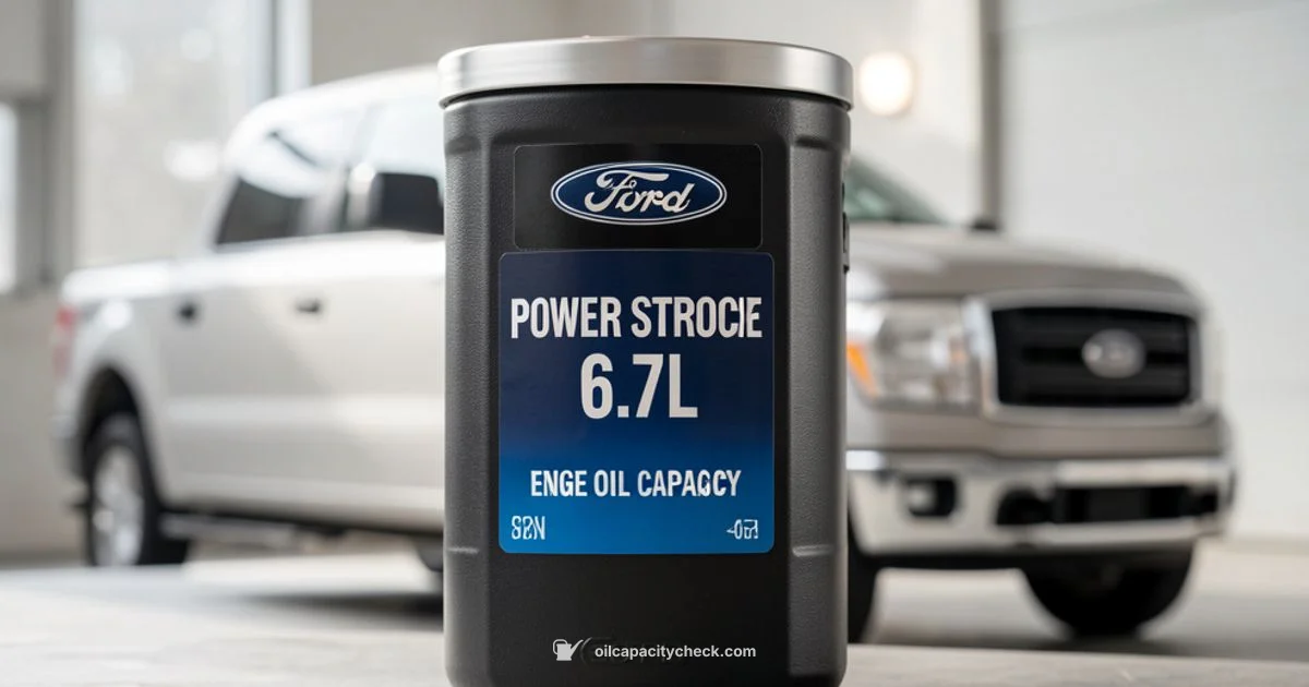 6.7L Capacity Guide - Oil Capacity Check