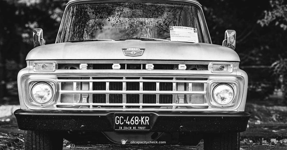 Oil capacity by engine - Oil Capacity Check