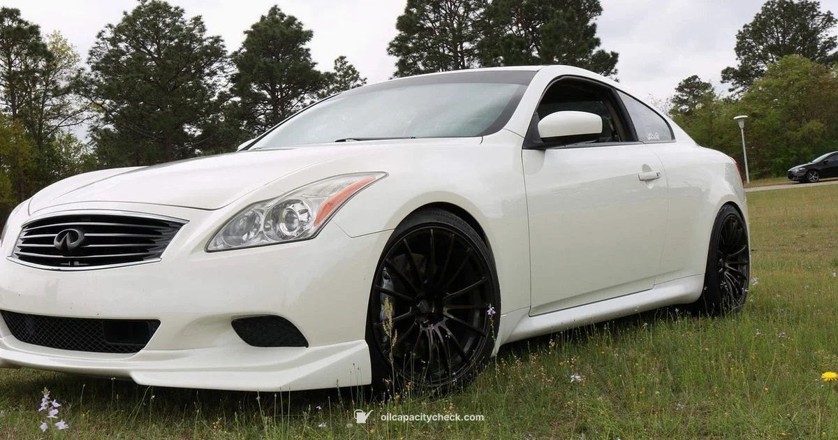 Q50 3.7 Oil Filter Guide - Oil Capacity Check