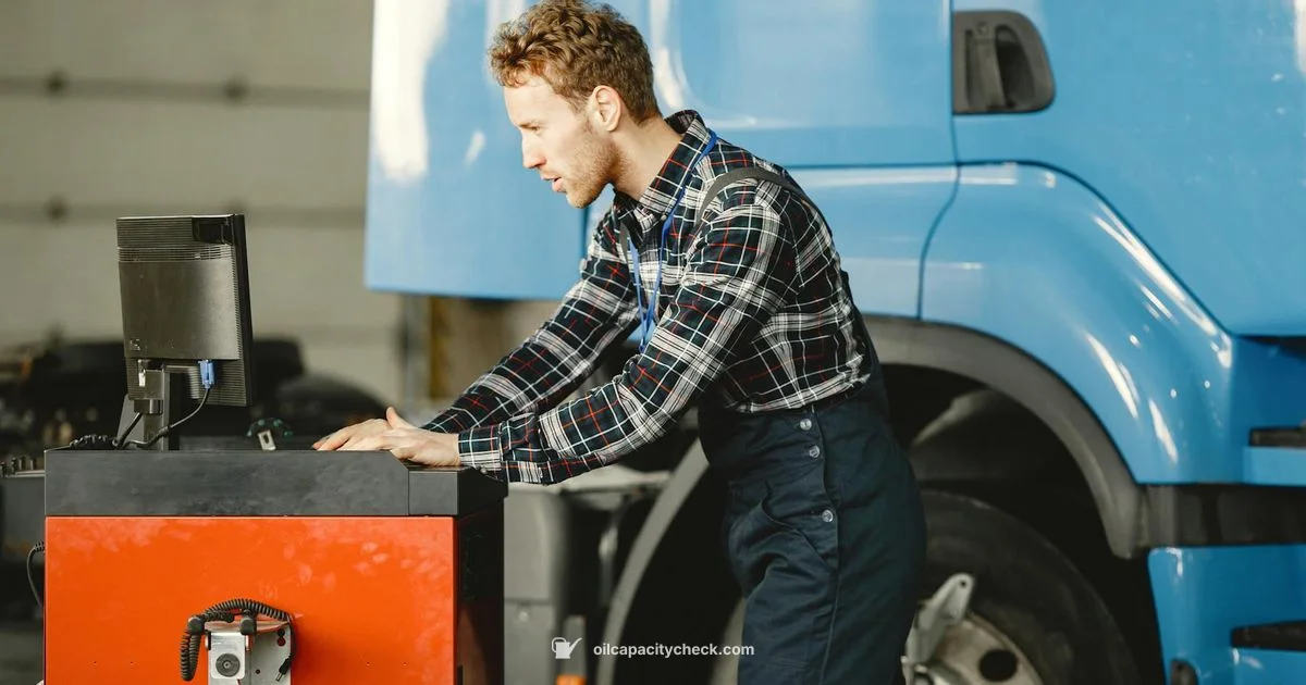 Volvo D12 Oil Guide - Oil Capacity Check