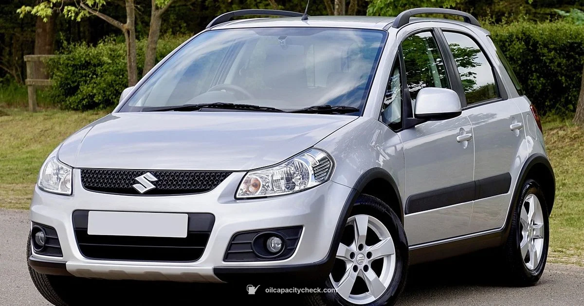 SX4 Oil Capacity - Oil Capacity Check