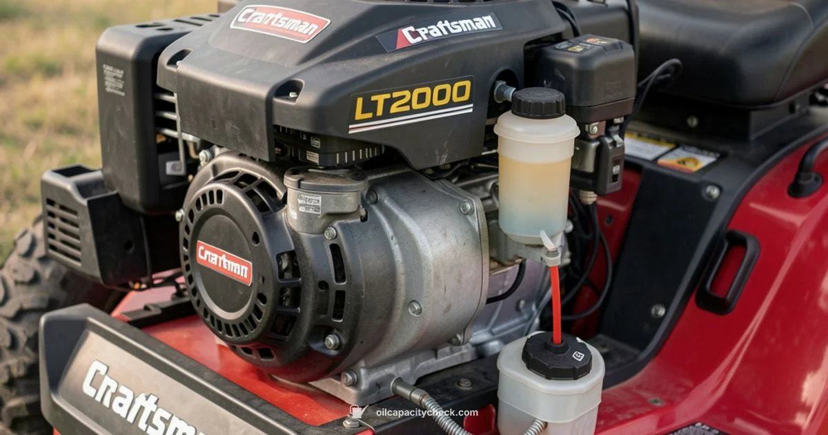 LT2000 Oil Guide - Oil Capacity Check