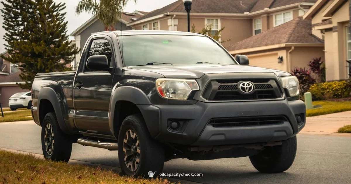 Tacoma Oil Capacity - Oil Capacity Check