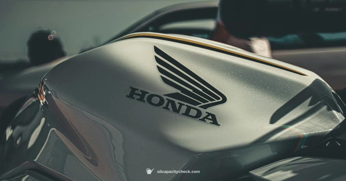 Honda 100 Oil Cap - Oil Capacity Check